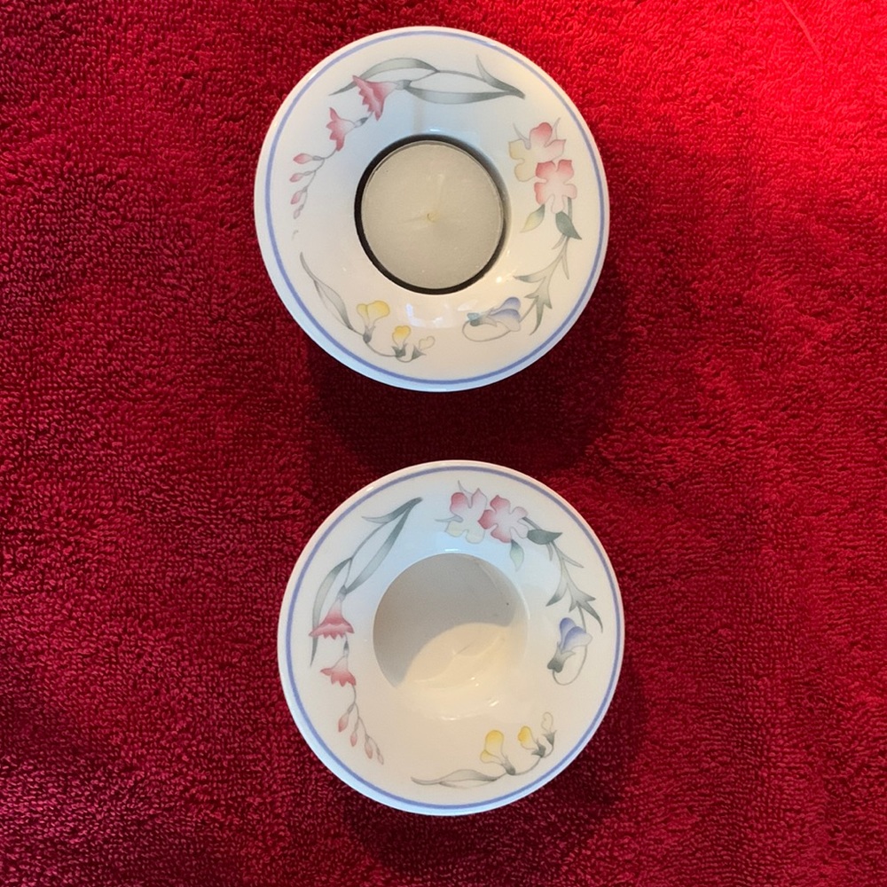 Villeroy & Boch Tea light Candle Holders a no 1748 Luxembourg
